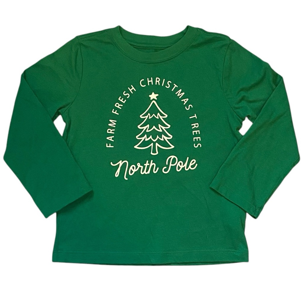 Holiday Time Toddler Long Sleeve Christmas Graphic Shirt